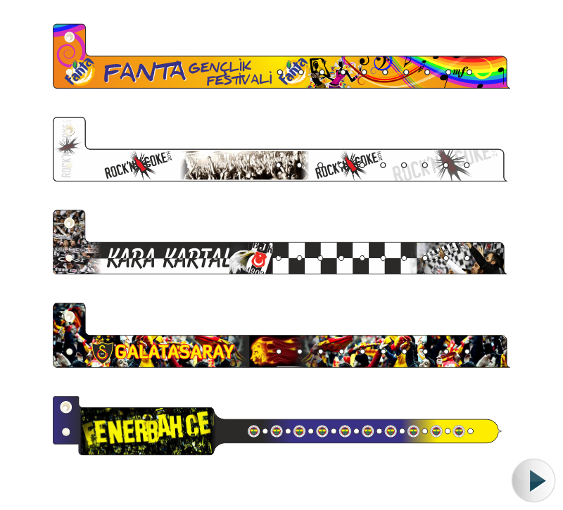 Festival Konser Taraftar Bileklik